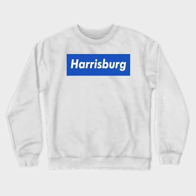 Harrisburg Box Logo Crewneck Sweatshirt by ART BY IIPRATMO